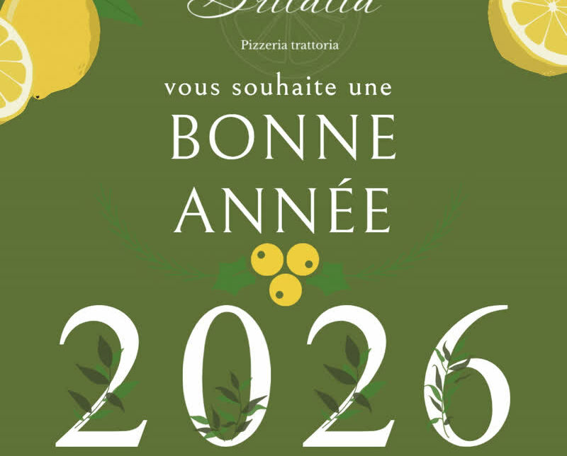 BRITALIA vous souhaite une bonne année 2026 !